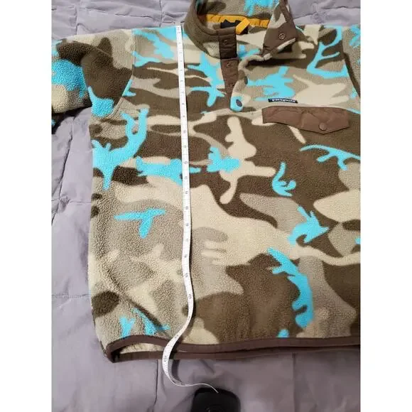 Patagonia Synchilla Snap‑T Fleece Pullover Men’s XXS Camo Retro - Picture 8 of 11